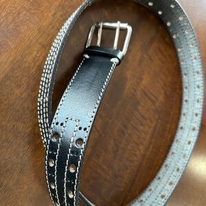 Leather belt
